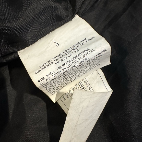 Men’s Old Navy Wool coat size L - Picture 5 of 6